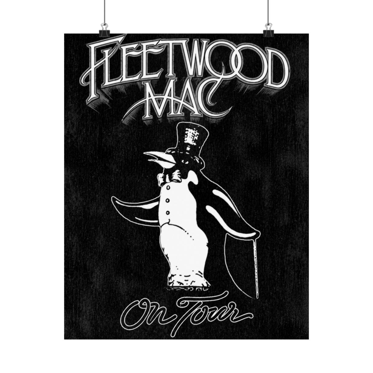 Fleetwood Mac Beveled Penguin Poster - alternate angle 2, merchandise