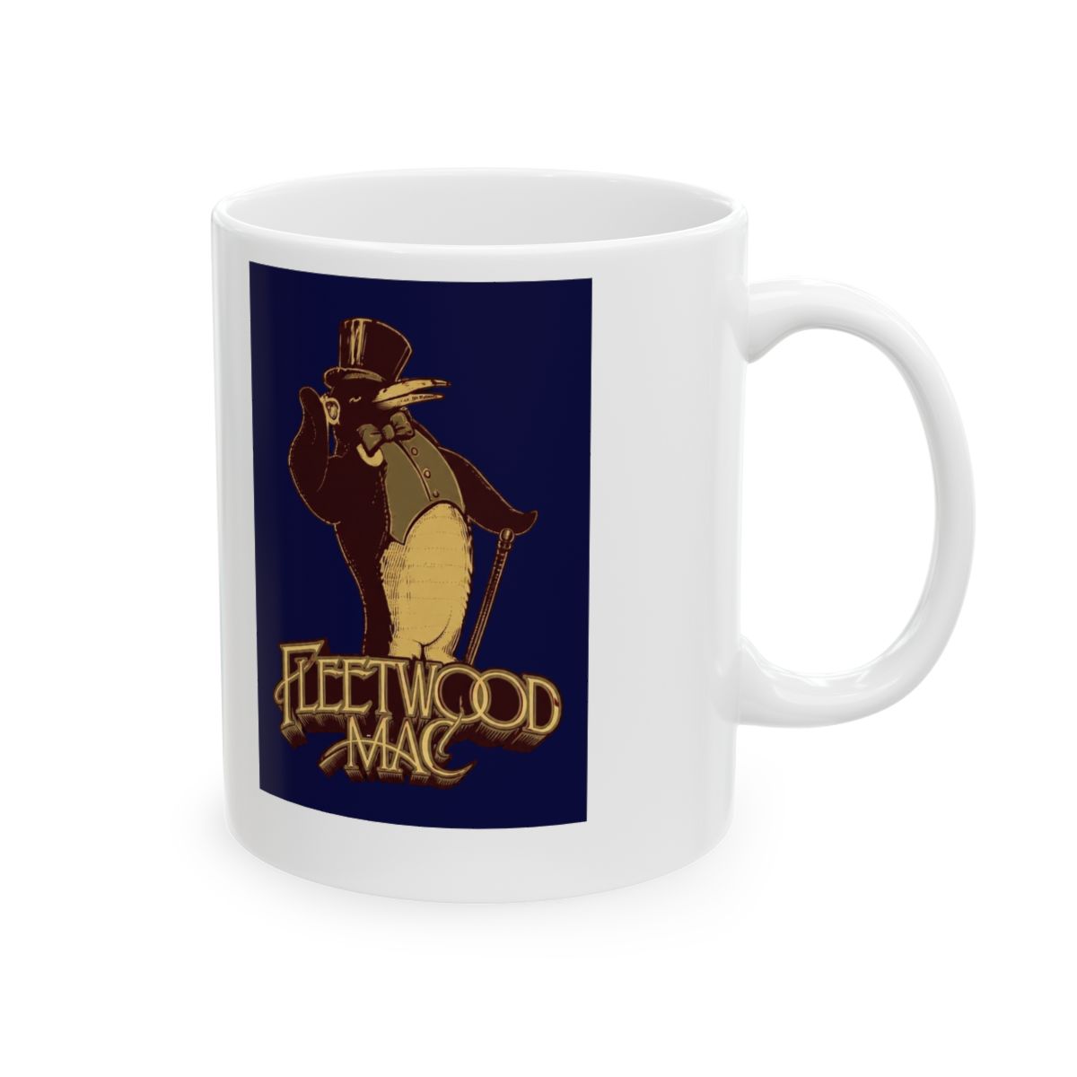 Penguin White Logo Mug | Fleetwood Mac